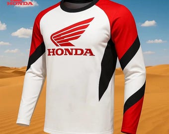 Honda HRC 2025 Long Sleeve Shirt, Lightweight Sportswear Top