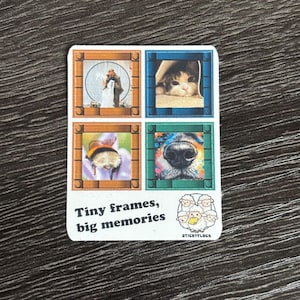 Aangepaste fotostickers voor LEGO® 2 x 2 tegels - set van 4