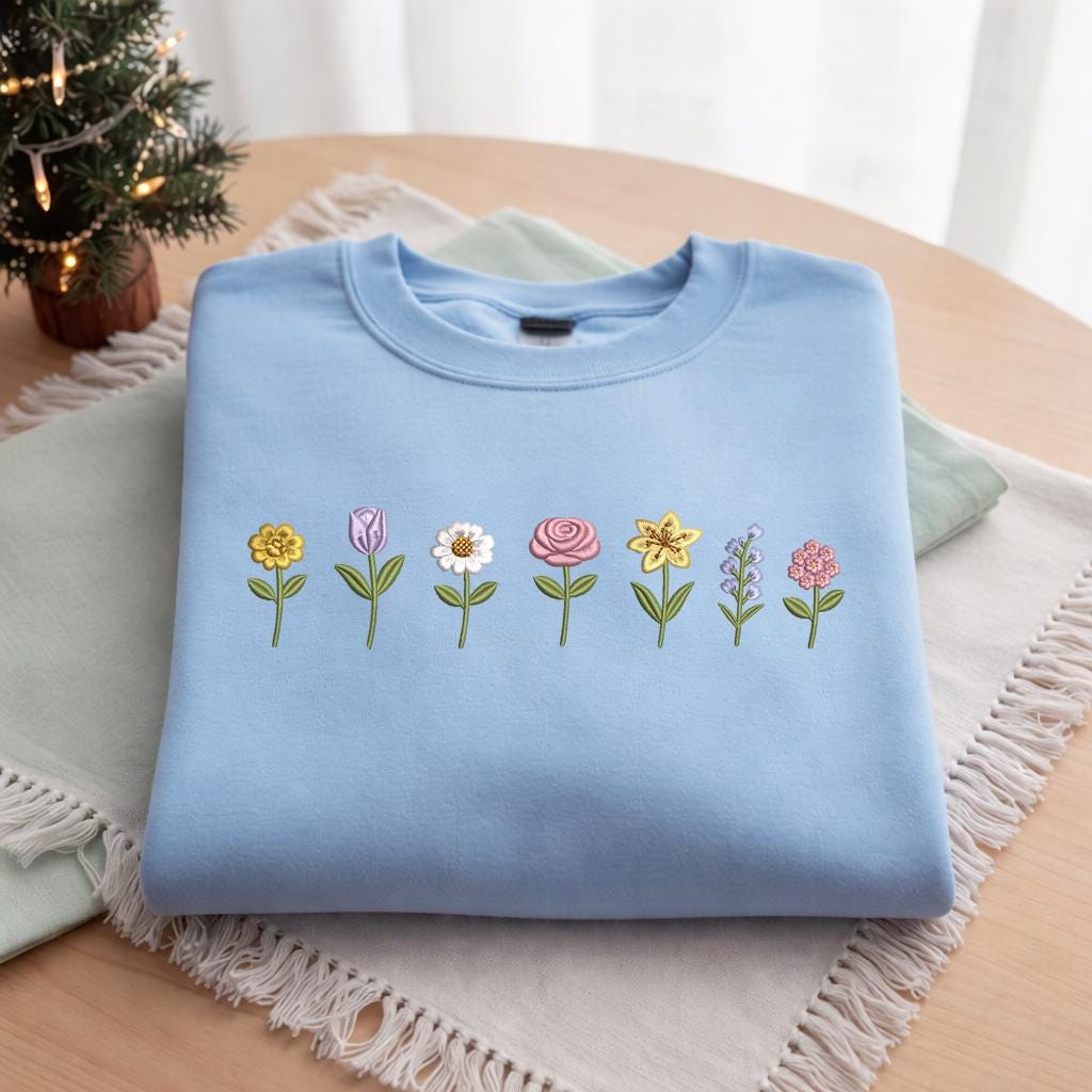 Mini Flower Embroidery Design, Small Floral Set, Tulip Daisy Rose Lily ...