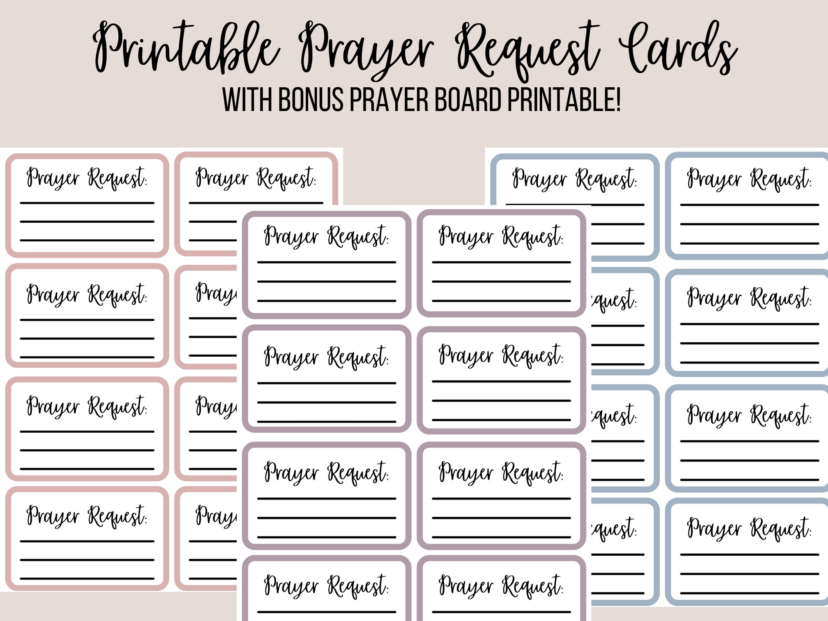 Prayer Request Board 