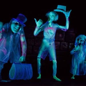 Haunted Mansion Hitchhiking Ghosts    Disneyland  Art  11x14
