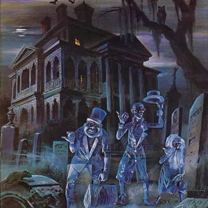 Haunted Mansion Disneyland  Art