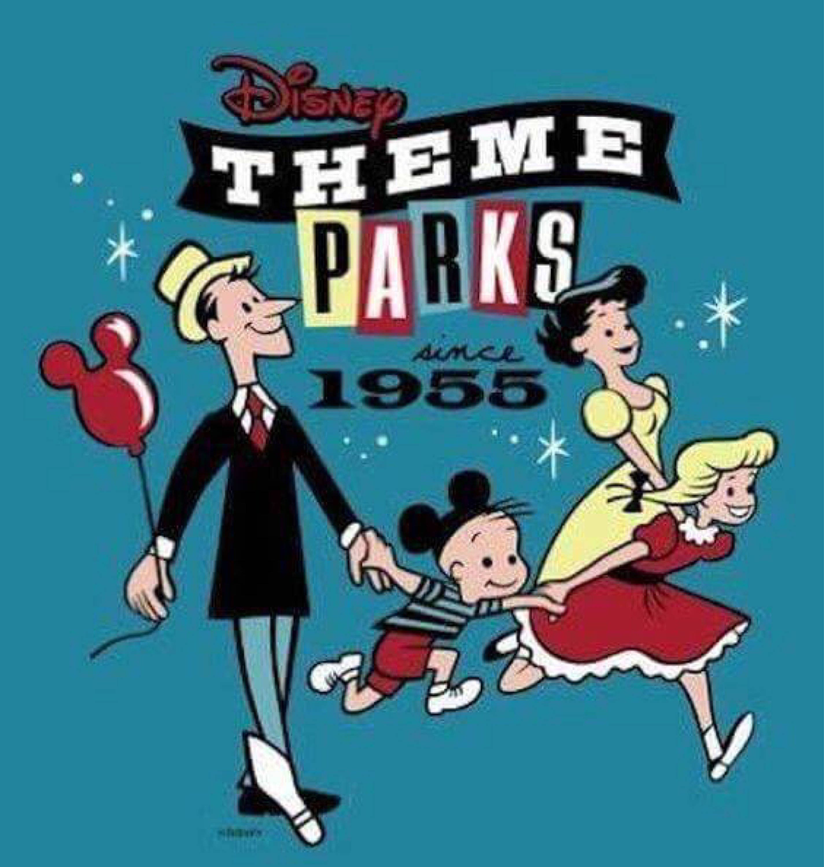 Disneyland Vintage Art