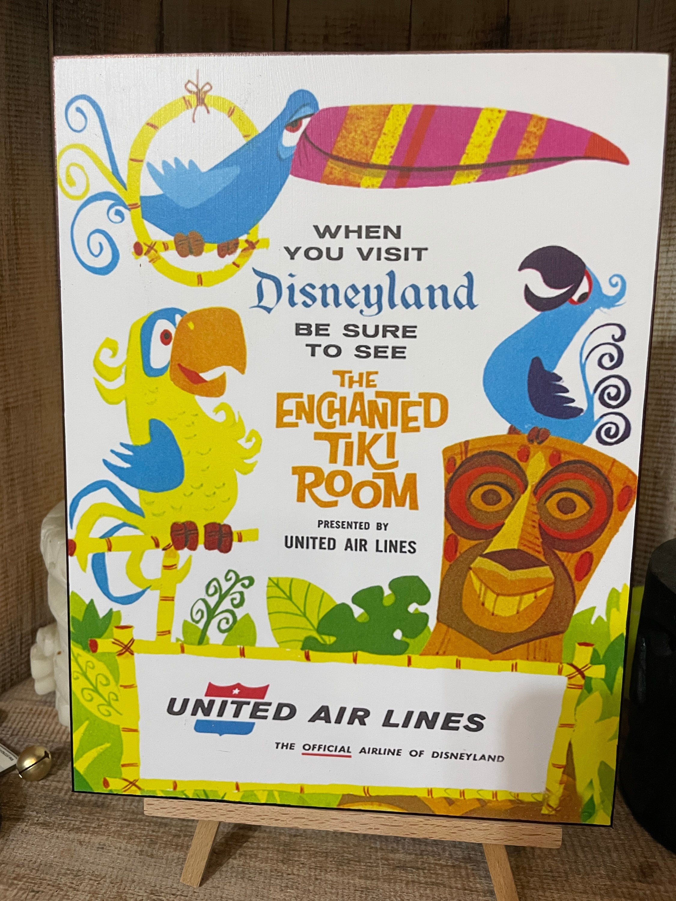 ユナイテッド航空 ハワイ ビンテージ ポスター オリジナル Tiki ユナイテッド航空 ハワイ ビンテージ ポスター オリジナル Tiki