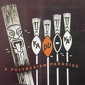 Ka Pu_Kai Matchbook Cover Tiki Restaurant  Art