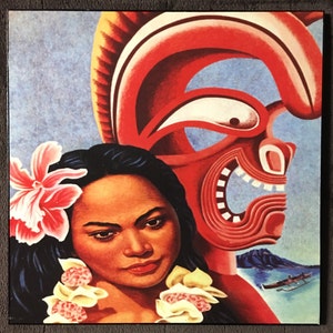 Hawaiian Village Vintage Tiki   Art