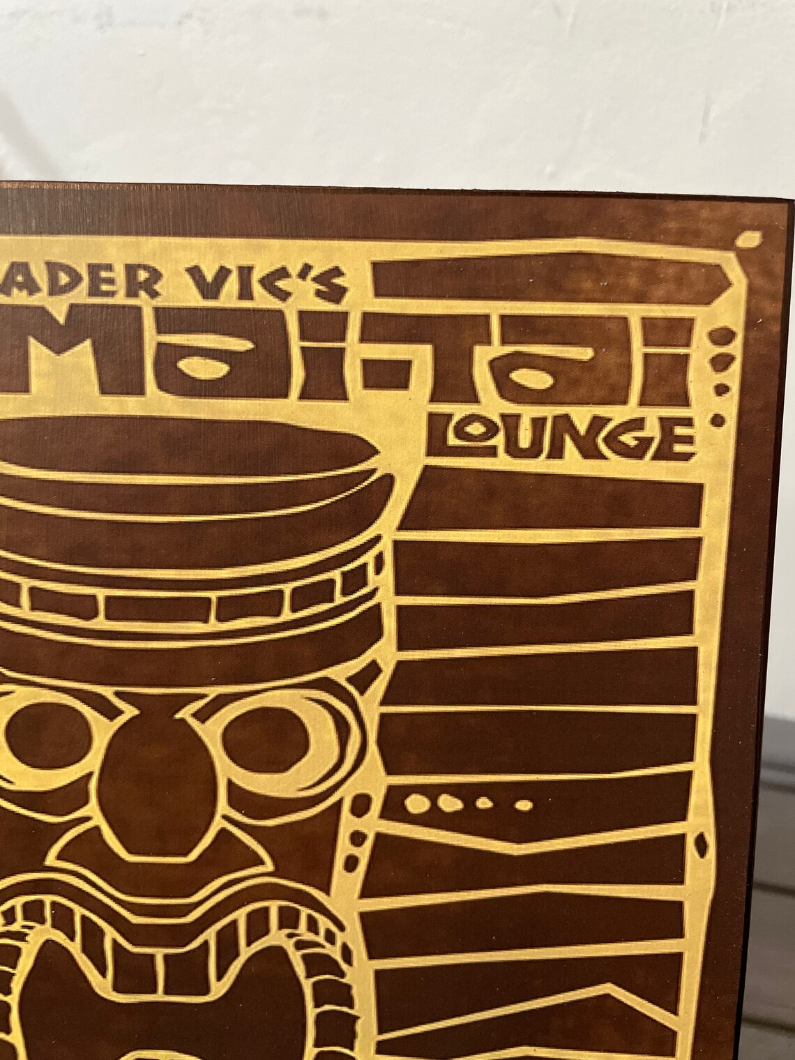 Trader Vics Dubai Tiki Restaurant Art Etsy