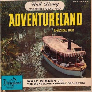 Disneyland  Jungle Cruise Adventureland Record Album Art