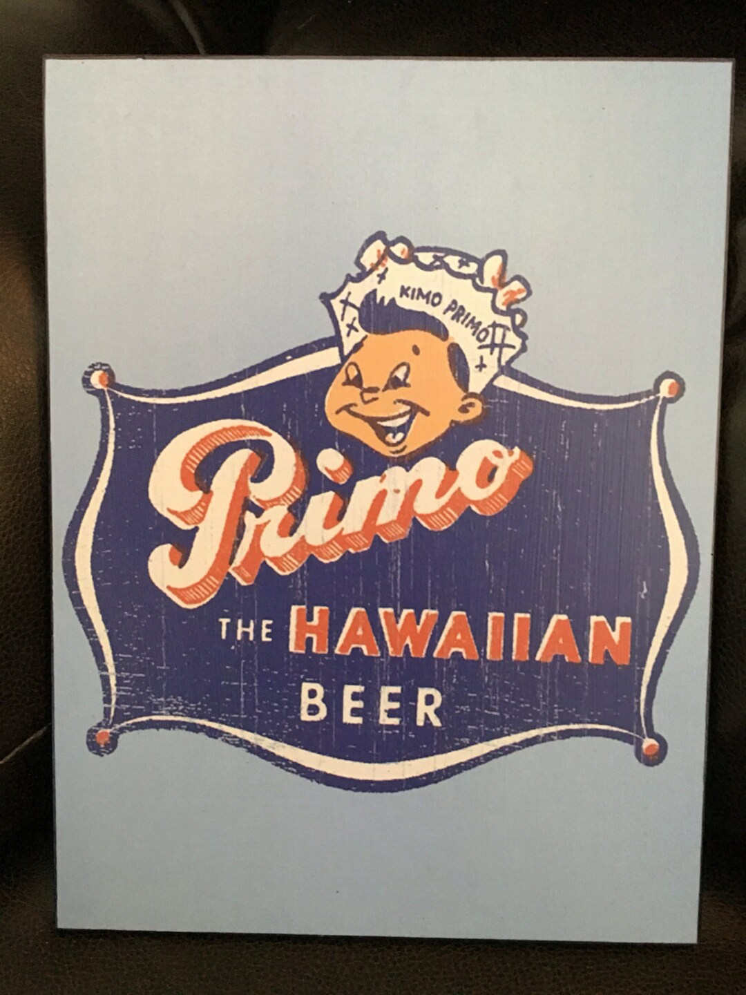 激レア品 プリモビール PRIMO BEER 3D 店頭用 看板 非売品 ハワイ