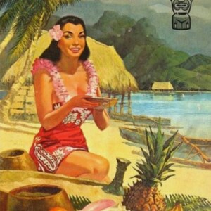 Tropics  Vintage Tiki Art