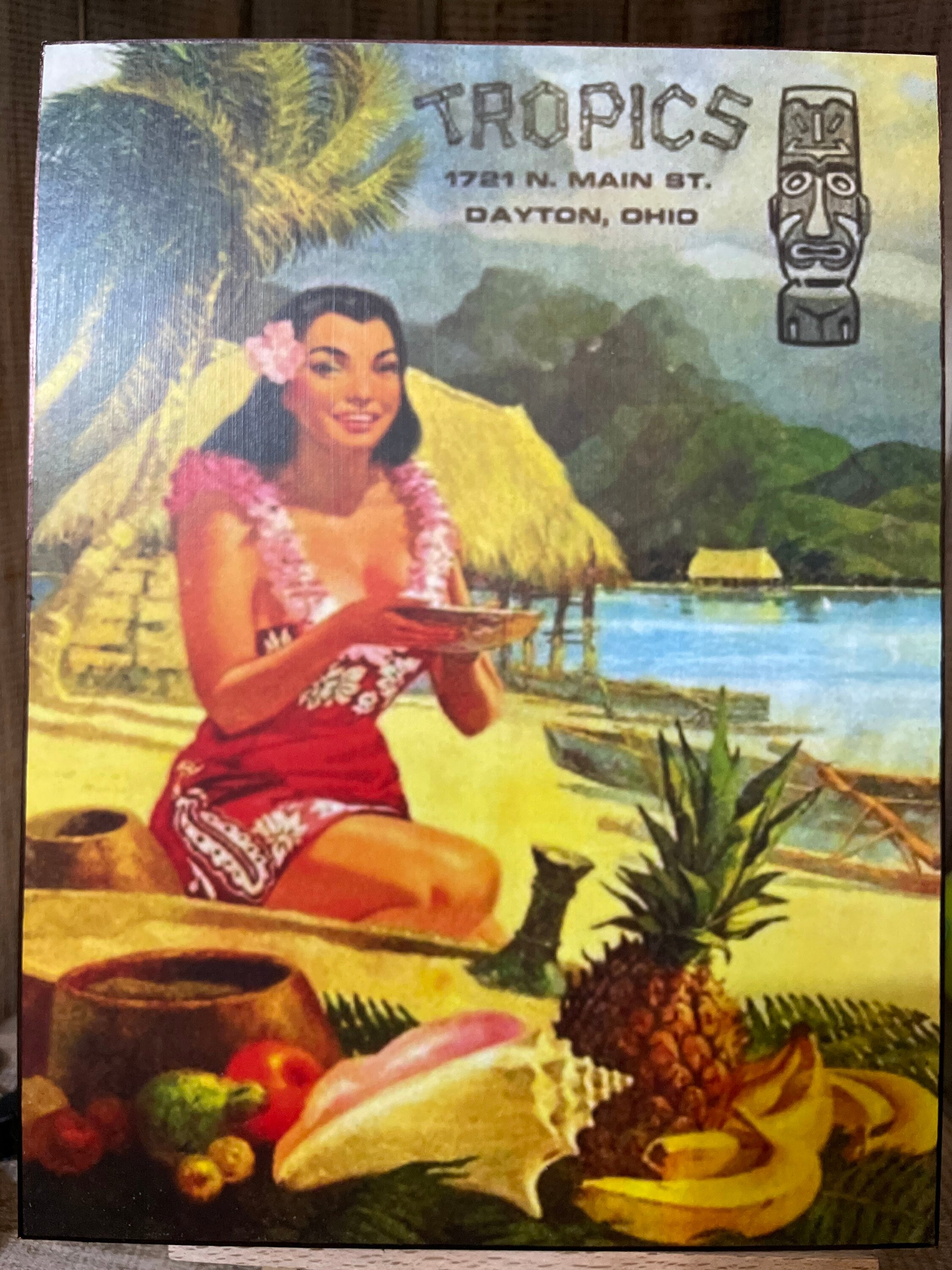Tropics Vintage Tiki Art - Etsy