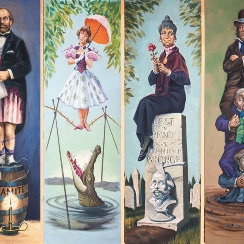 Haunted Mansion Stretching Portraits - Etsy