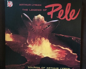 Arte de LP Exotica de Arthur Lyman de la leyenda de Pelé