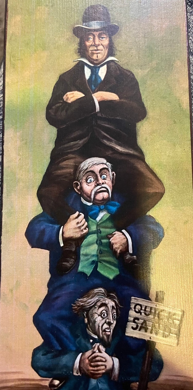 4 separate plaques Haunted Mansion Stretching Portraits Disneyland Art