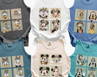 Disney Safari Tank Top, Animal Kingdom Disney Shirt, Mickey and Friends Tank, Disney World Vacation Shirt, Safari Family Trip Tee