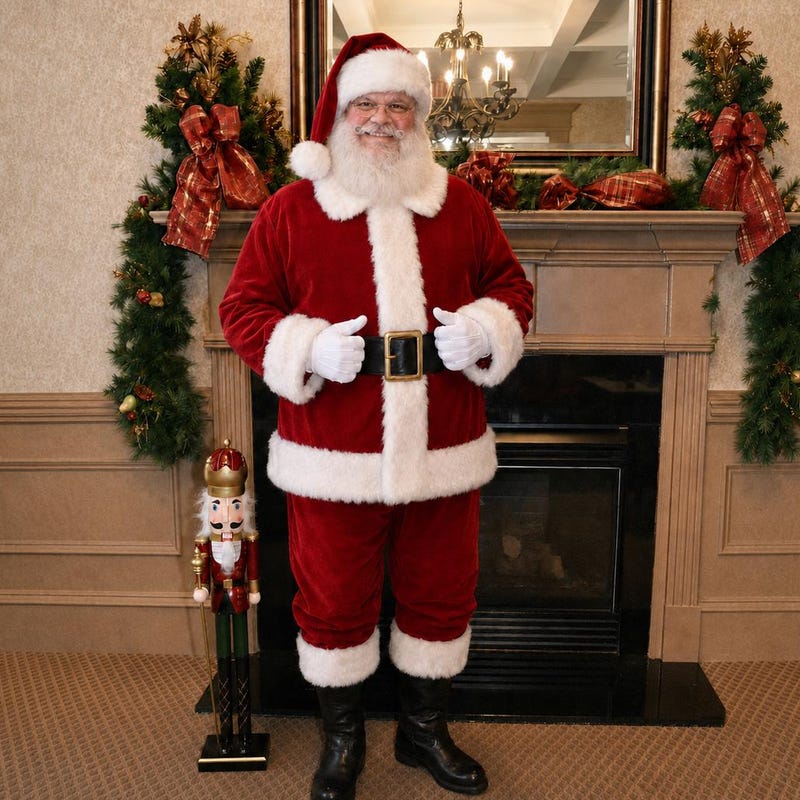 Luxury Velvet Santa Suit - Etsy