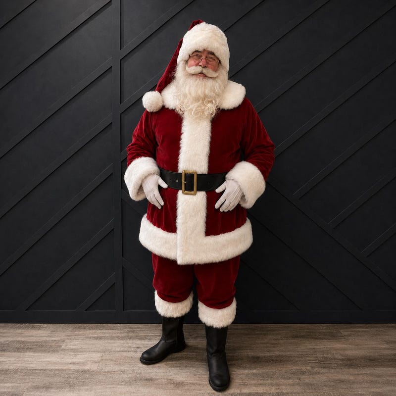 Halco Santa Suits Fur Coat Pants Costume - Etsy
