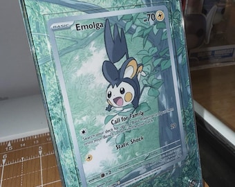 Emolga 112/086 Sv: Black Bolt Pokemon Extended Art Case