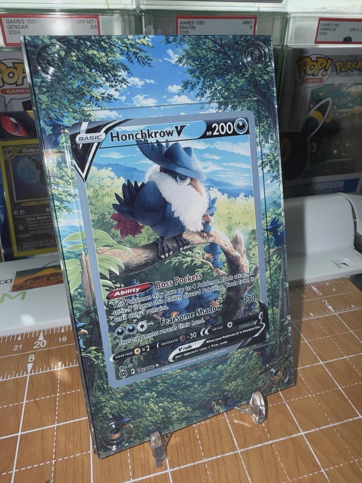 honchkrow v pokemon card value 088/172 Brilliant Stars - Ultra Rare Boss Pockets This Pokemon can have up to 4 Pokemon Tools attached to it Honchkrow V - SWSH09: Brilliant