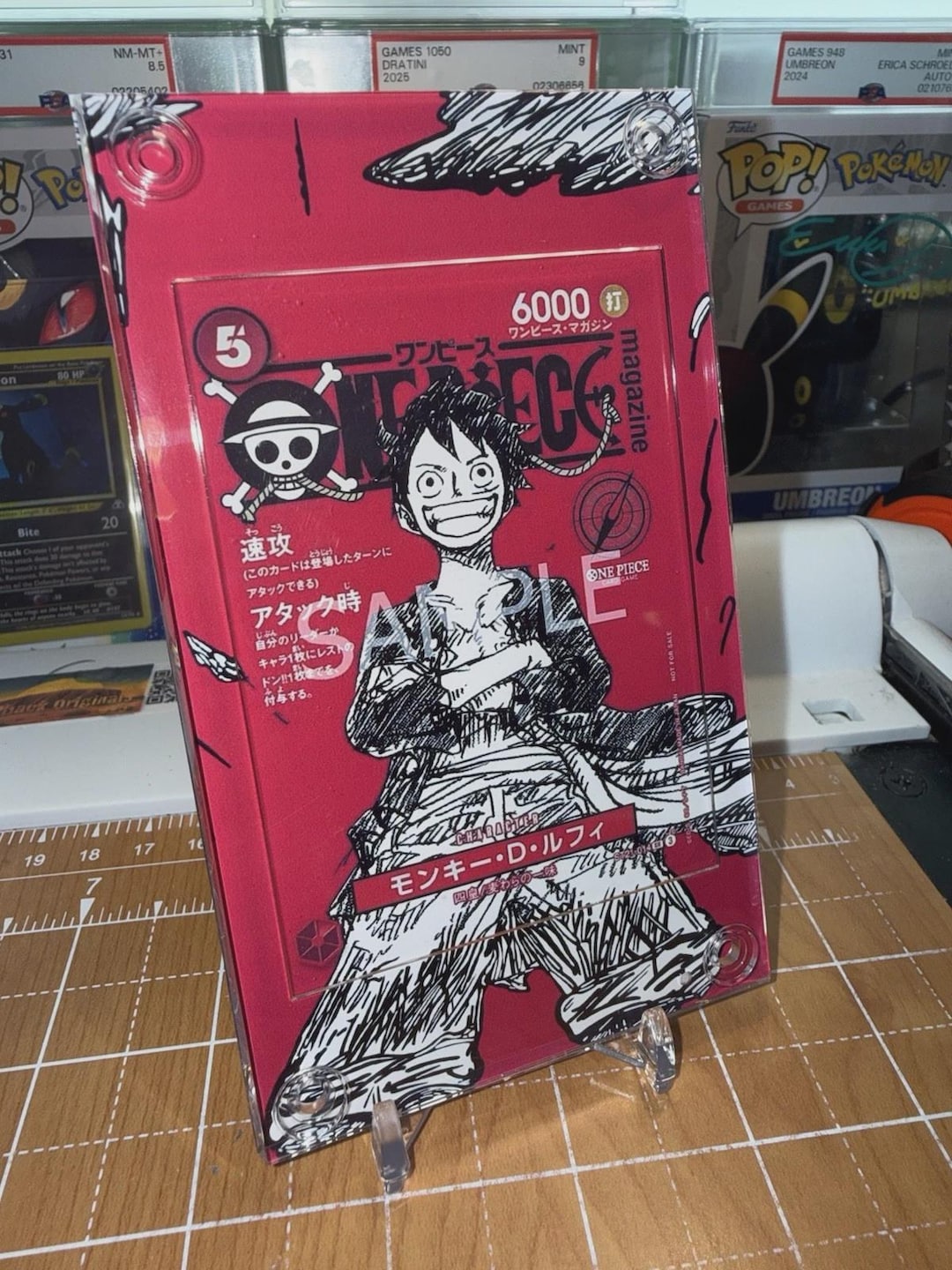 Monkey D Luffy ST21-014 Magazine Red Promo One Piece Extended Art