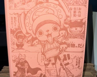 Anime Laser Engrave Ringless Zipper Binder 4-9-12 Slot Pocket Binder