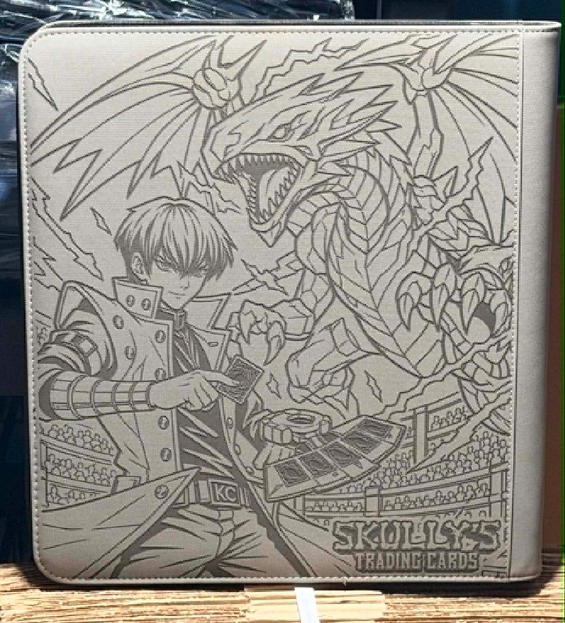 blue eyes white dragon card binder DRZERUI Card Binder 16 Pocket, Fits 1024 Cards