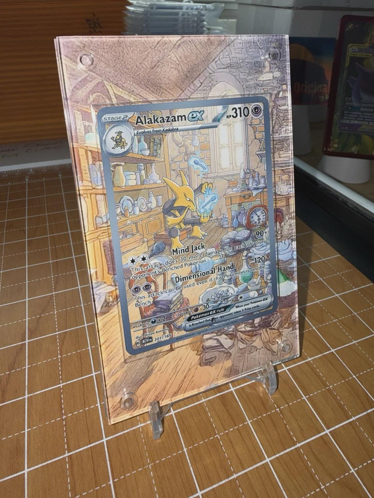 Alakazam EX SIR 201/165 Pokemon 151 Extended Artwork Case - Etsy
