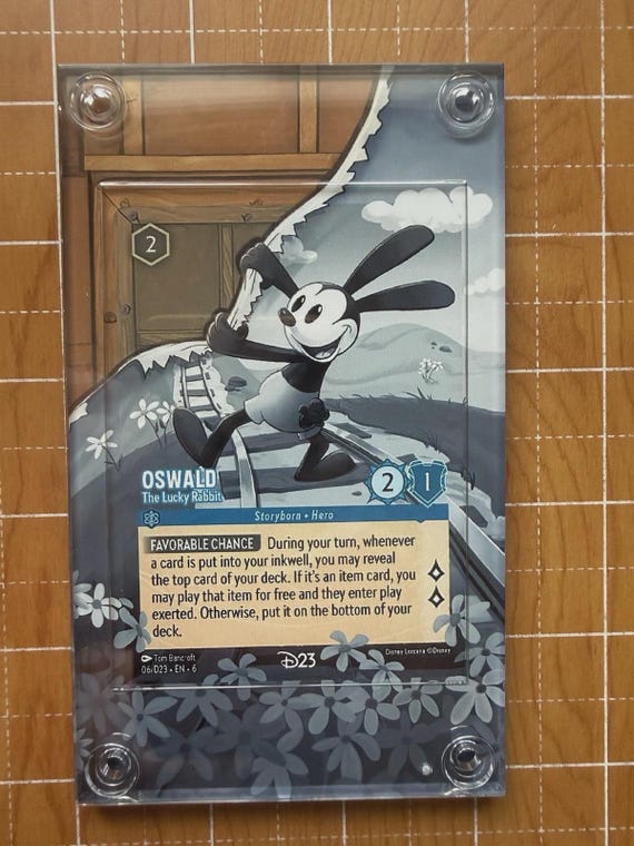 oswald card lorcana Oswald - The Lucky Rabbit Lorcana Card Review