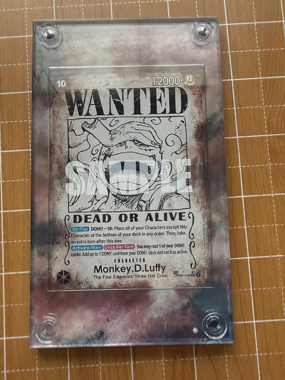 Monkey D. Luffy Wanted Poster Alt Art - OP05-119 - One Piece