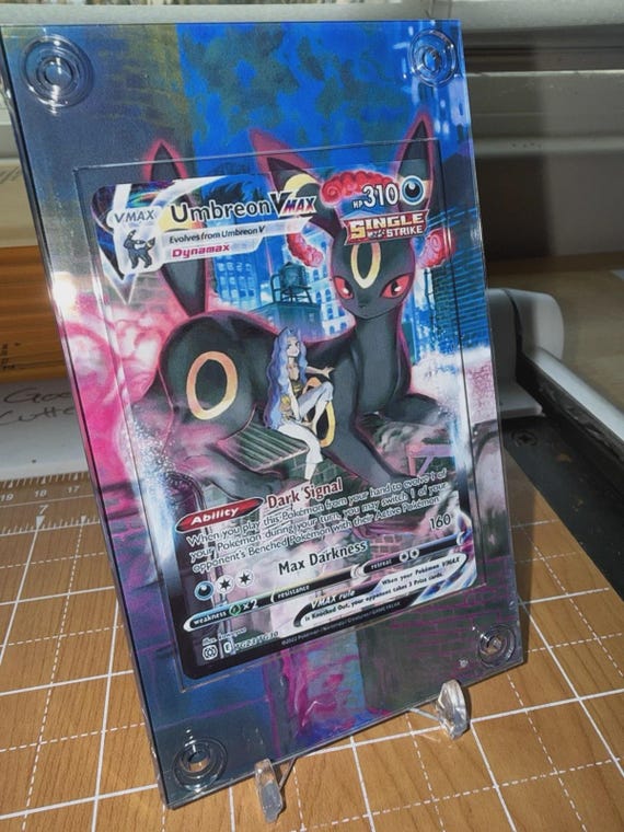 pokemon card tg23 tg30 Umbreon VMAX - Grade 9.5 - Brilliant Stars #TG23/TG30 Commemorate your favorite tabletop game with this Umbreon VMAX 2022 Pokemon Brilliant Stars Holo #TG23 Card Pokemon Umbreon Vmax TG23/TG30 EN