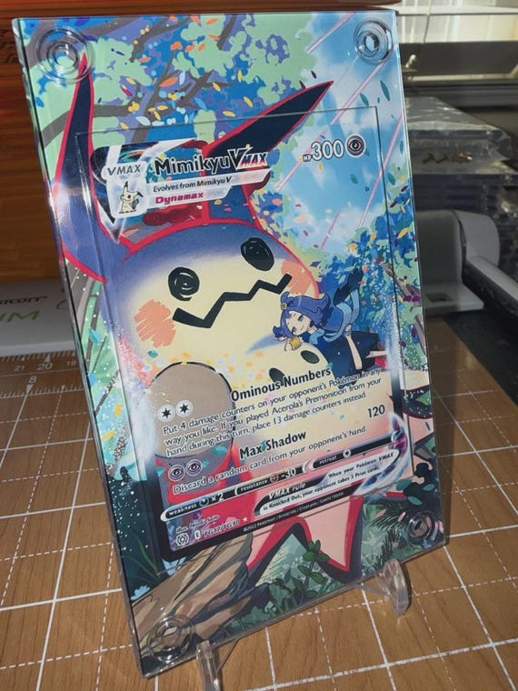 mimikyu vmax pokemon card 2022 English Brilliant Stars #TG17 PSA 10 Yamacardo The Trainer Gallery edition of Mimikyu VMAX highlights the adorable relationship of Mimikyu with its fan Pokemon MiMikyu Vmax 069/172 New