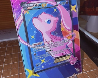 Mew EX RC24 Generations Radiant Collection Pokemon Extended Artwork Case