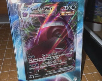 Gengar VMAX 157/264 Fusion Strike Pokemon Extended Artwork Case