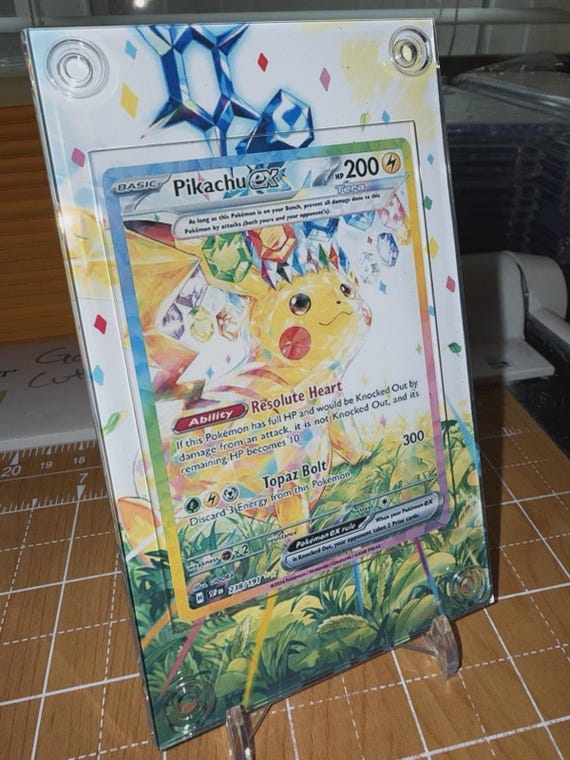 pikachu pokemon card surging sparks Pokmon TCG: Scarlet & VioletSurging Booster Bundle (6 Booster Packs) : Toys & Games When Pokemon A BGS 10 Pikachu ex