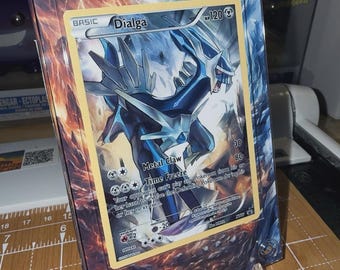 Dialga #XY77 Full Art Pokémon Extended Art Case