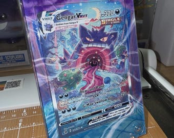 Gengar Vmax Alt Art 271/264 SWSH Fusion Strike Pokemon Extended Artwork Case