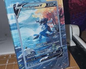 Hisuian Samurott V GG51/GG70 Pokemon Crown Zenith Extended Art Case