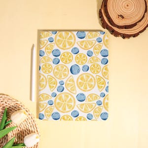 Lemon Blueberry iPad Case,iPad Air 11/13",Pro 13/12.9/11",iMini 7/6/5/4,iPad 2-11th 9.7/10.2/10.9",iPad Pro 2025,iPad Case 2026 Book&Flip