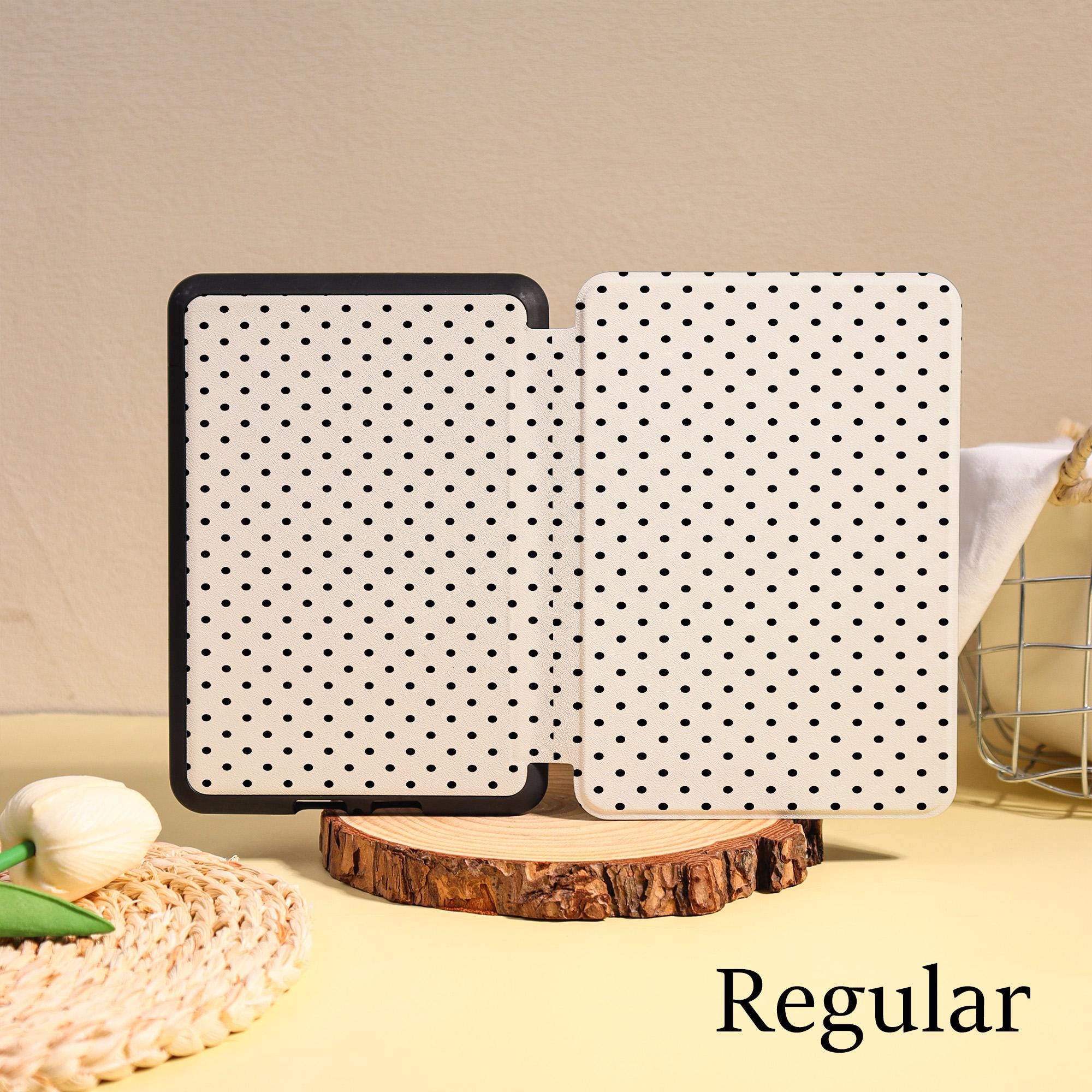 Black White Polka Dots Case for Paperwhite 12/11th Gen,kindle 6" 2024 ...