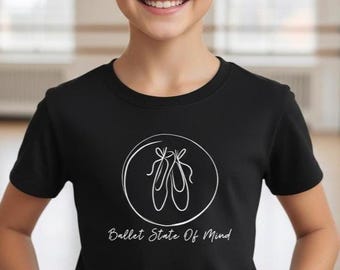 Camiseta de ballet personalizada para niños – Camiseta contemporánea Ballet DancerJazz