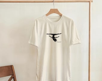 Camiseta de acrobacia aérea lateral – Camiseta de gimnasia acrobática con elementos de danza y acrobacia