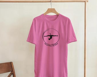 Camiseta de danza acrobática aérea con volteretas frontales