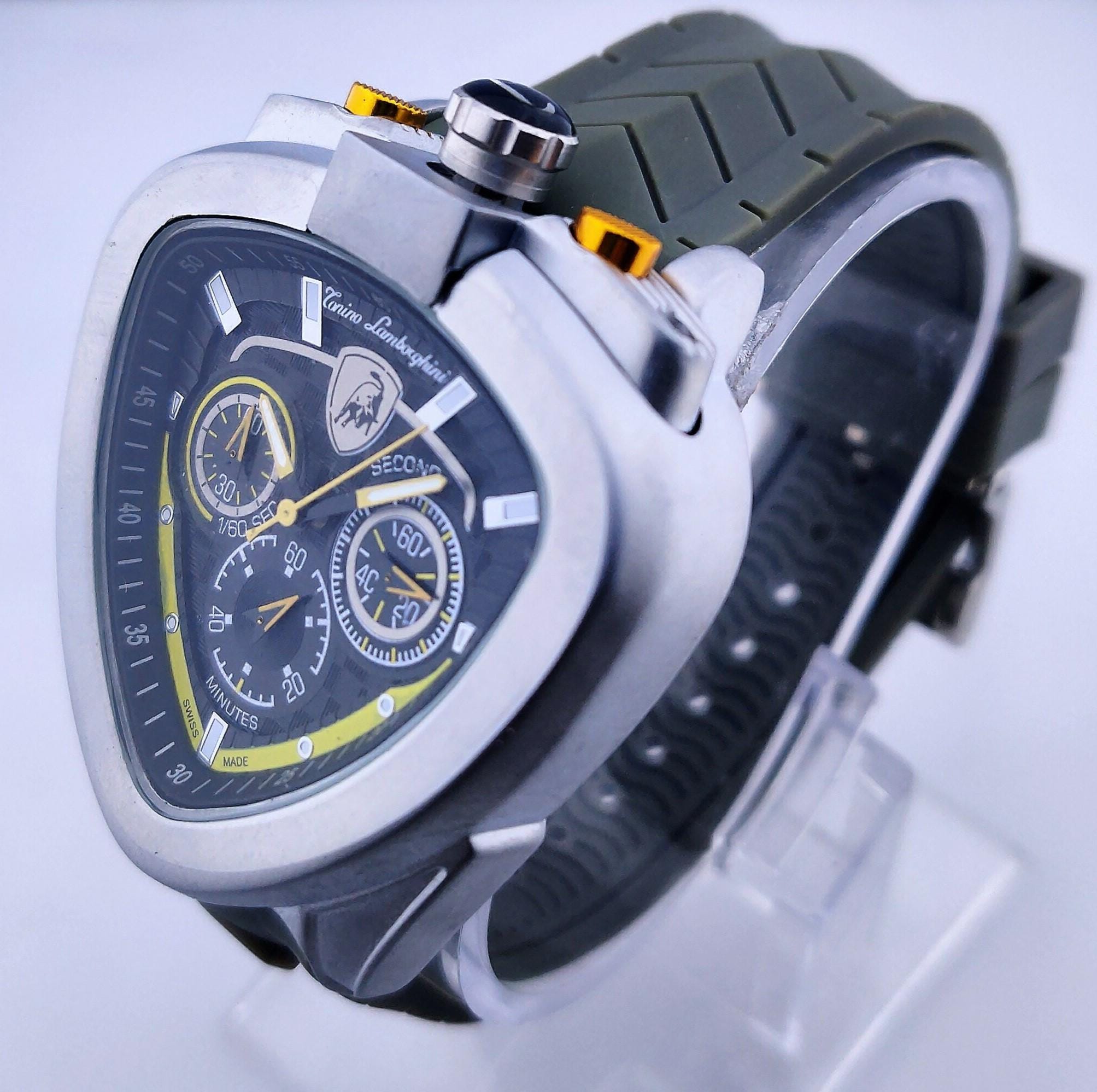 ✨Tonino Lamborgini✨シルバー✨デイト✨ヴィンテージ✨腕時計✨ Spyder X Silver / Blue – TONINO LAMBORGHINI