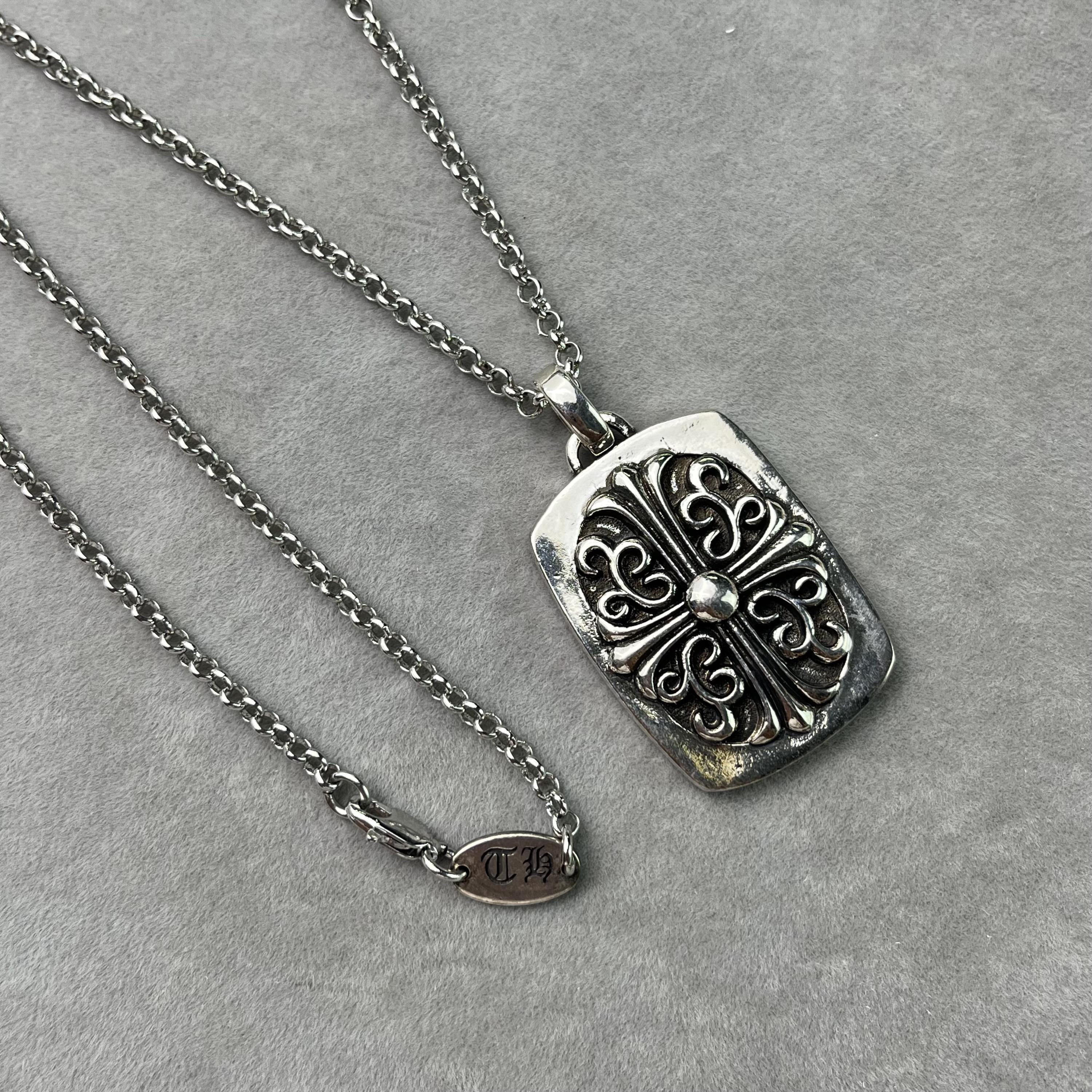 Chrome Hearts Necklace Silver - Etsy