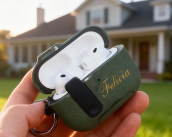 Gepersonaliseerde custom hars AirPods Pro-hoesje/cover met clip/meerdere kleuren-betekenisvol cadeauhoesje/voor AirPods 1 2 3 4 Pro 2 3