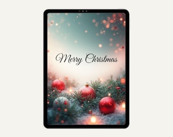 Afdrukbare kerstkaarten – 5 feestelijke kerstkaarten pdf en png direct te downloaden