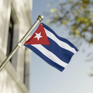 Kubanische Flagge | Doppelseitiges Polyester Outdoor Banner