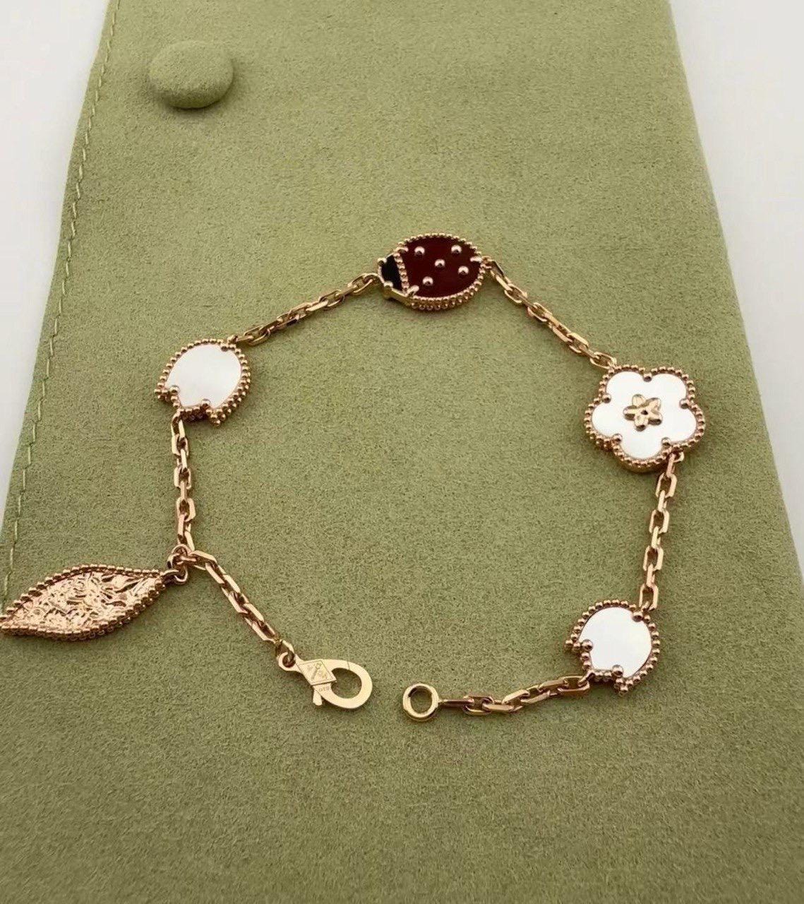 Bracelet Breloques Français Vintage En Or