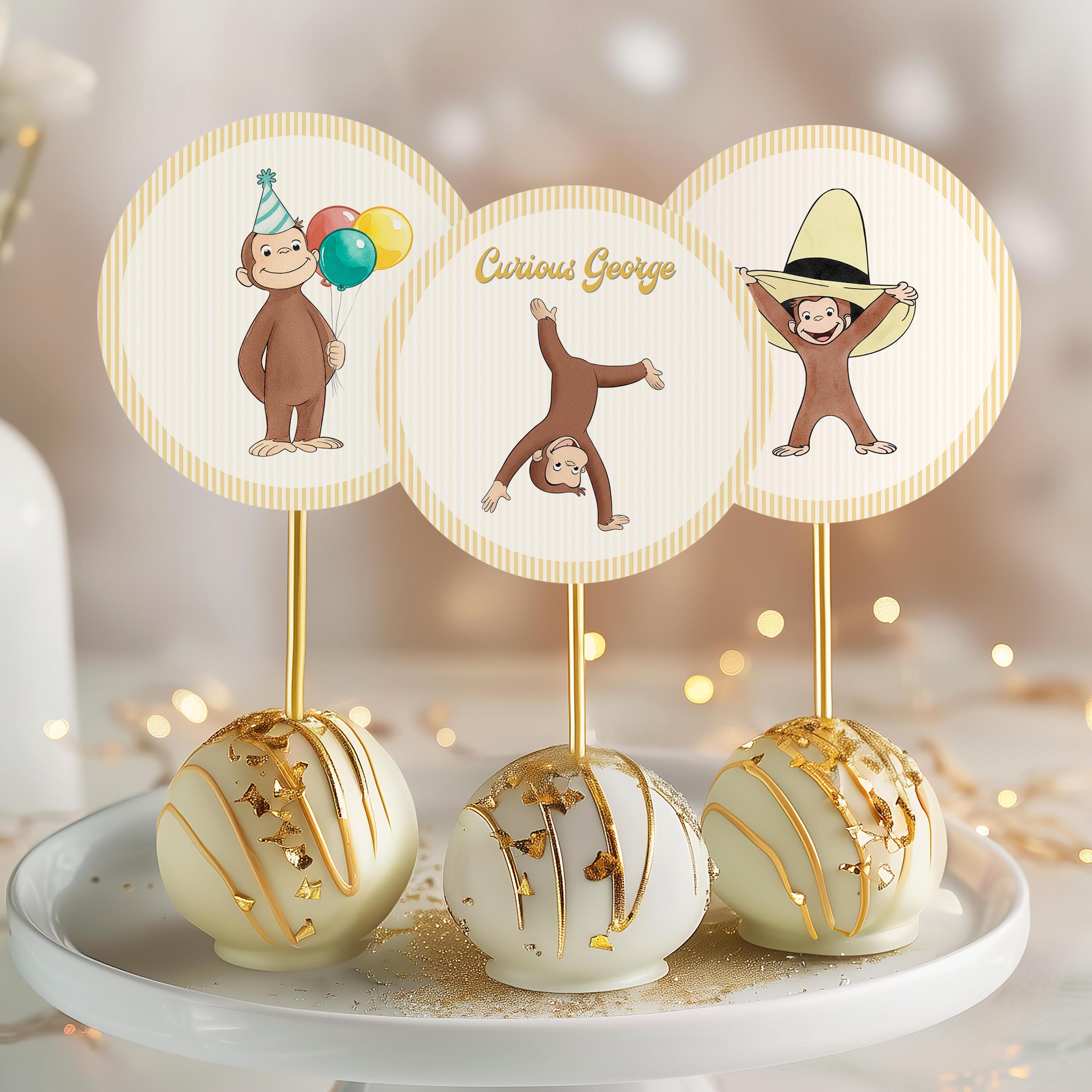 Curious George Table Signs 8x10 | Monkey Birthday Party Decor ...