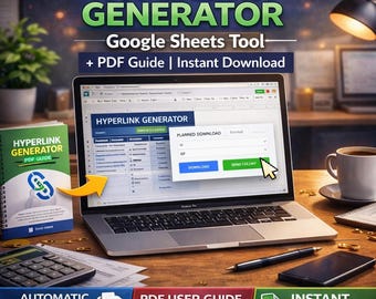 Hyperlinkgenerator | Google Spreadsheets-tool + pdf-gids | Direct downloaden